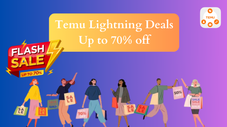 70% off Temu lighting deals