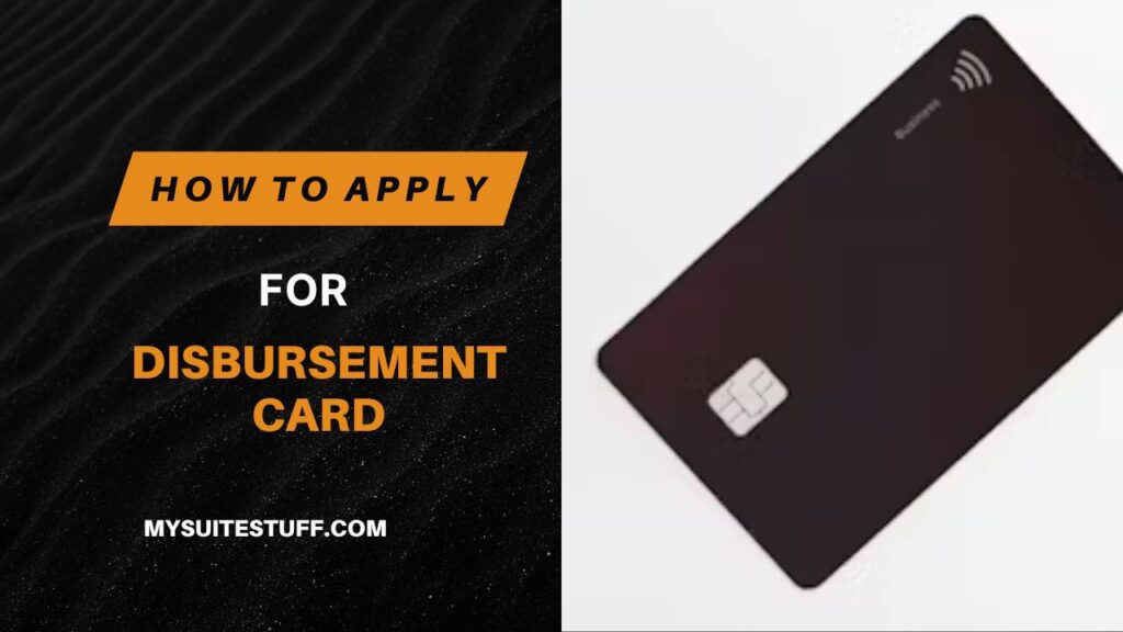 how to apply for virtual disbursements prepaid mastercard?