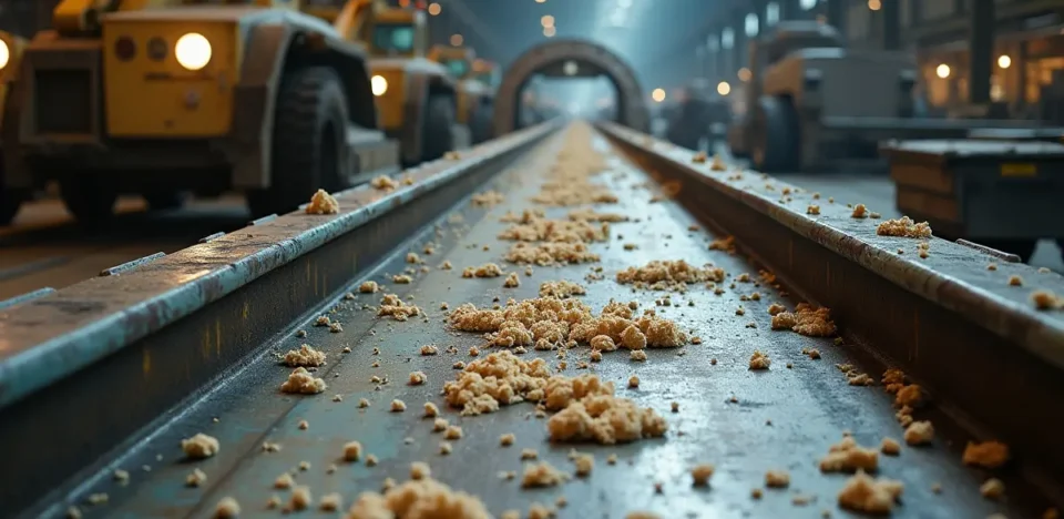 conveyor belt scrapers industrial processes