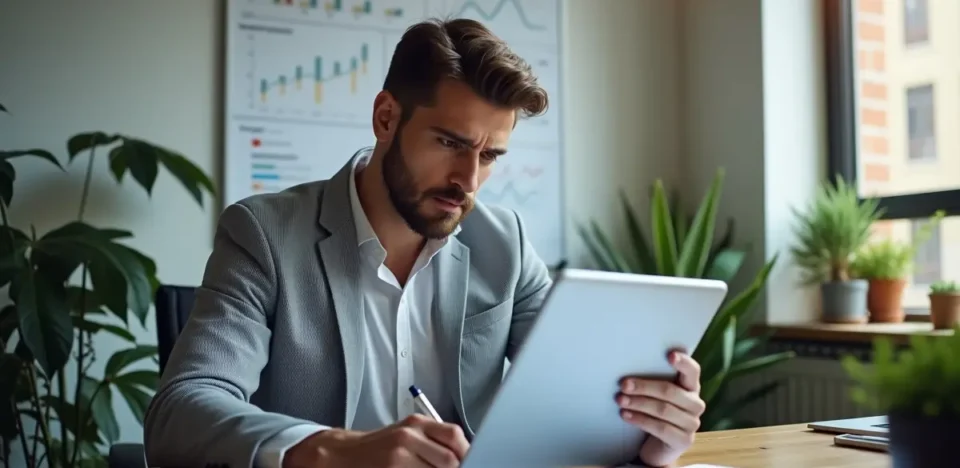 business owner crafting compelling success story for small business growth