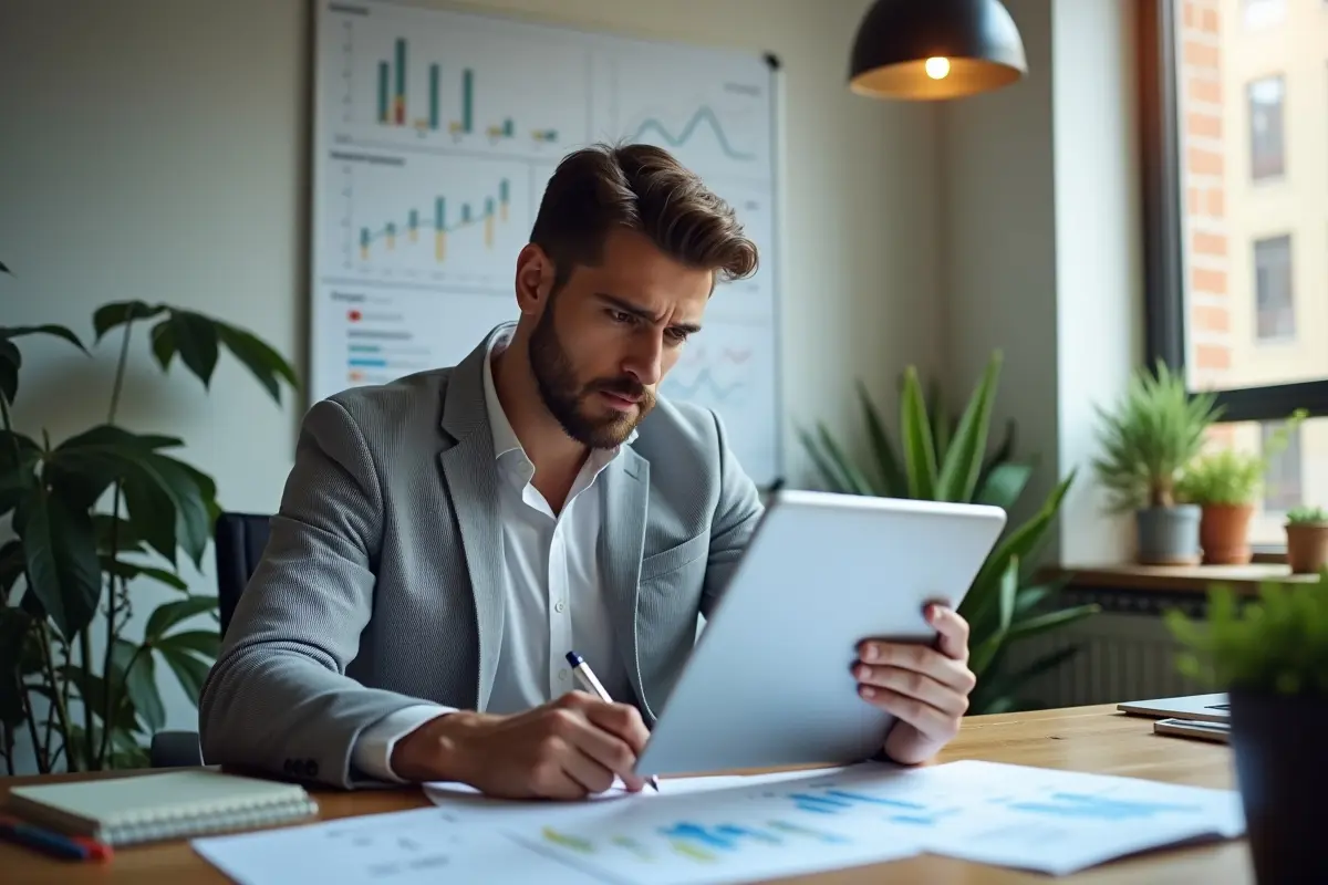 business owner crafting compelling success story for small business growth