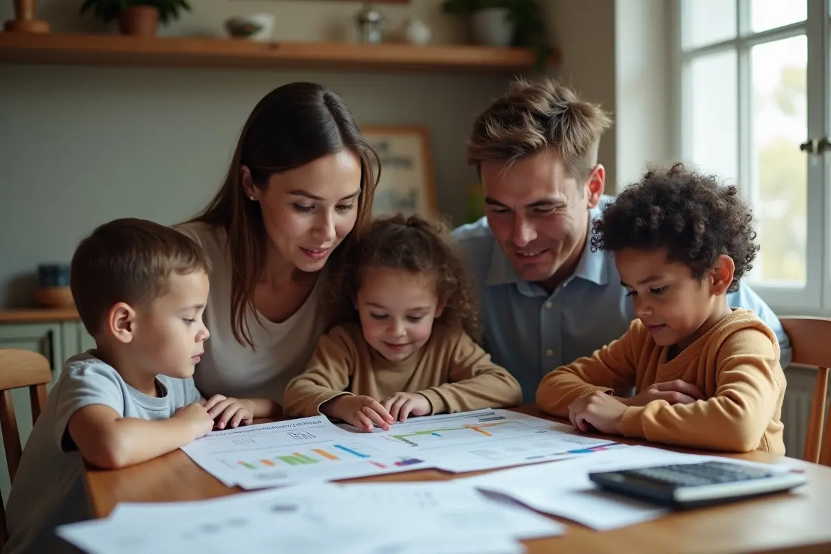 family reviewing health insurance options for better financial protection