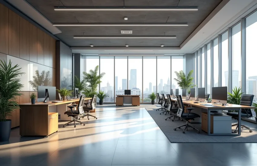 modern office workspace designed to support rapid business growth