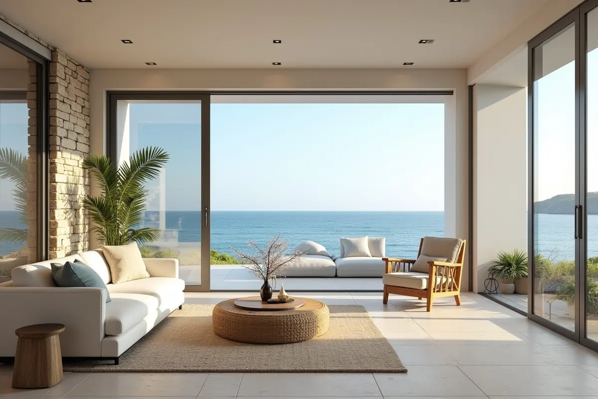 coastal home featuring airy interiors inspired by seaside living
