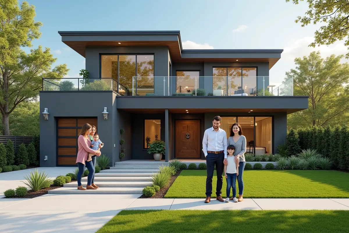 family preparing well maintained home for a successful premium sale